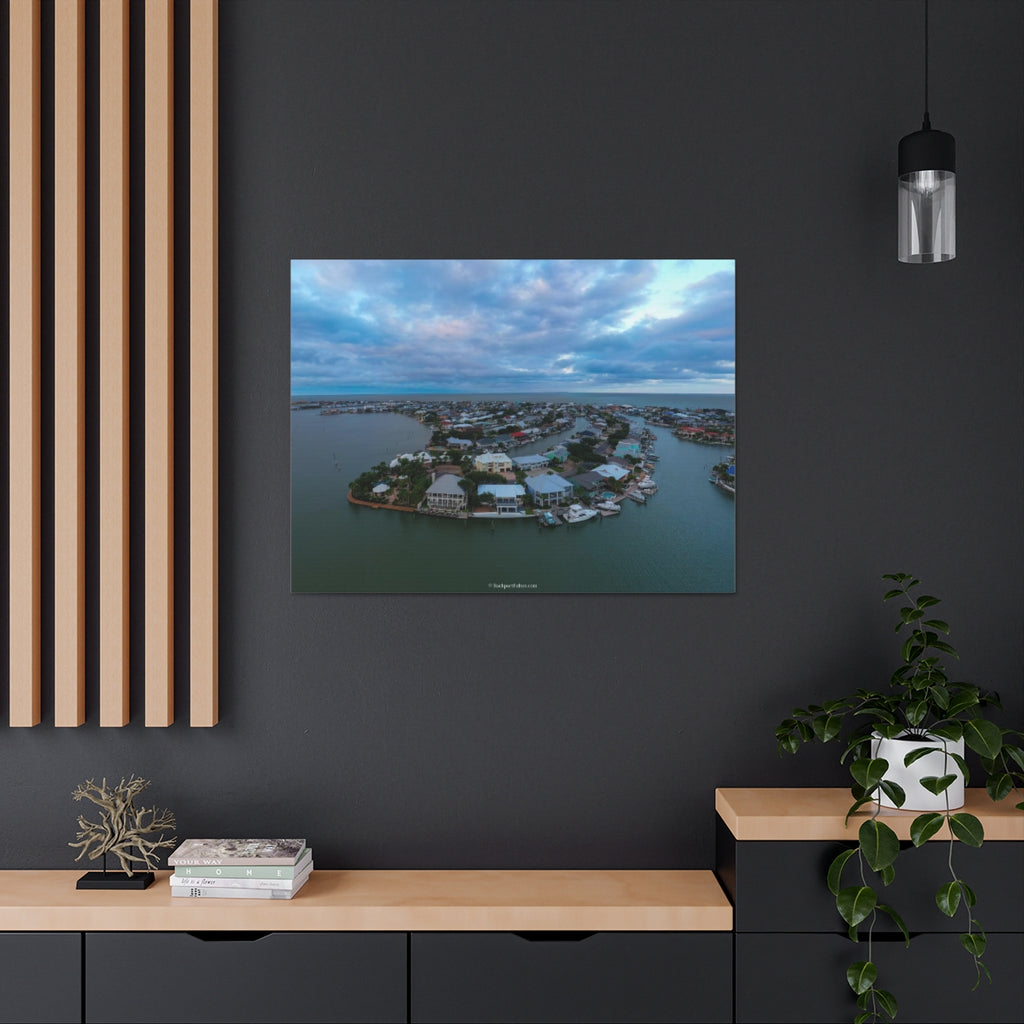 Key Allegro Island in Rockport Texas Large High Resolution Canvas Gallery Wrap