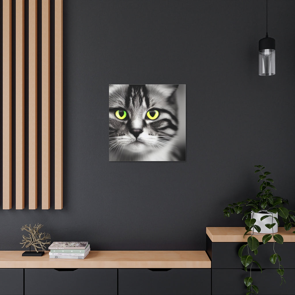The Cat original artist print on Canvas Gallery Wraps